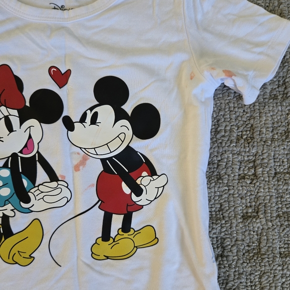 Posh Peanut and Disney Mickey and Minnie Mouse T-Shirt and Red Skort Set - Picture 2 of 2